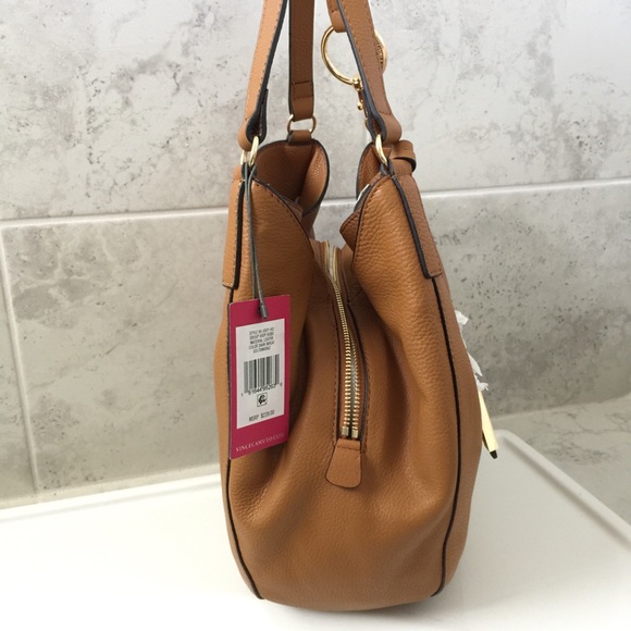 SOLD!  Vince Camuto Jody Hobo Leather - Dark Wheat - Picture 5 of 13